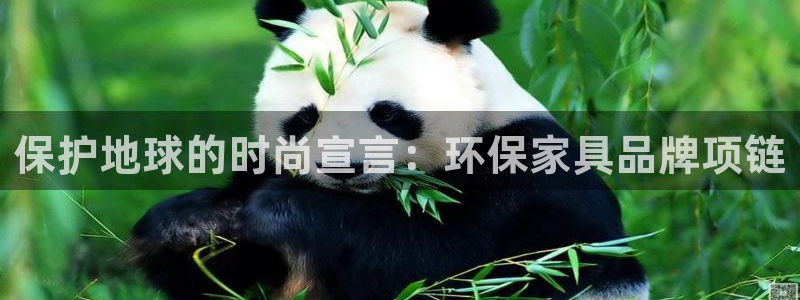 杏耀平台登录首页：保护地球的时尚宣言：环保家具品牌项链