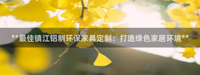杏耀平台服务中心：**最佳镇江铝制环保家具定制：打造绿色家居