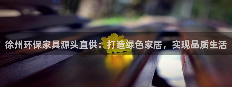 杏耀平台测：徐州环保家具源头直供：打造绿色家居，实现品质生活